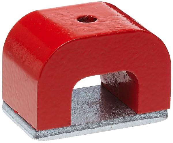 Master Magnetics "Red Cast Alnico 5 Bridge Magnet with Keeper - 1.57" Wide, 1" High, 1" Thick, Perfect for Guitar Upgrades (Pack of 1)"