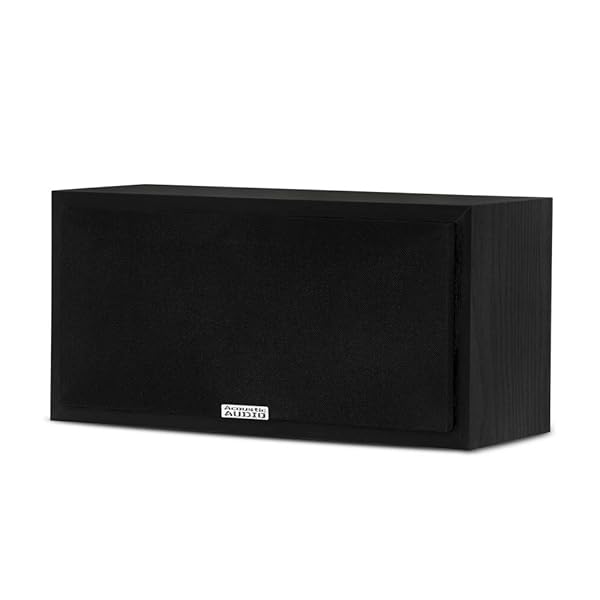 Acoustic Audio by Goldwood Acoustic Audio PSC-32 Center Channel Speaker: 125W 2-Way Home Theater Audio in Black