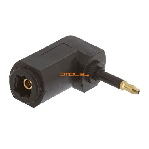 Cmple Cmple Optical Toslink Jack to Mini Plug Angled Adapter - High-Quality Audio Connection - View 4 of 4