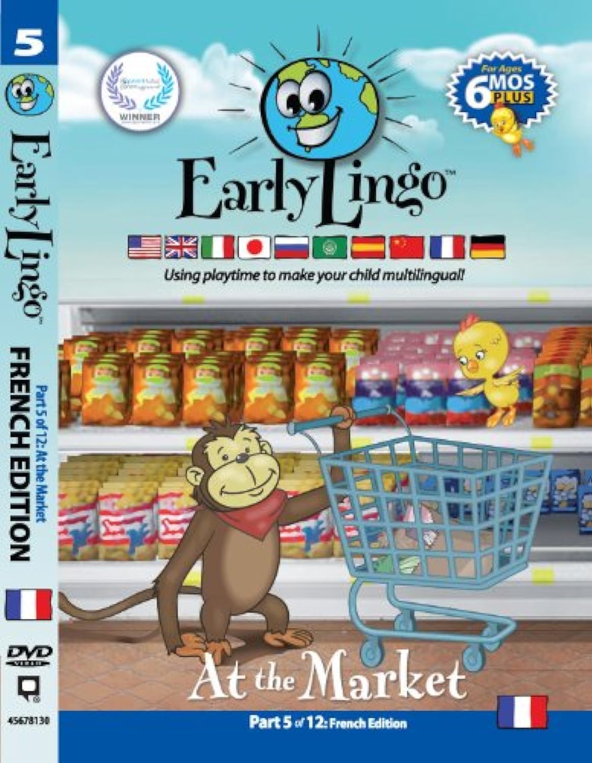Early Lingo Early Lingo at The Market DVD Part 5 French Language Learning for Kids