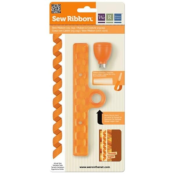 We R Memory Keepers Discover the We R Memory Keepers 71212-1 Sew Ribbon Tool: Create Stunning Zig Zag Designs!