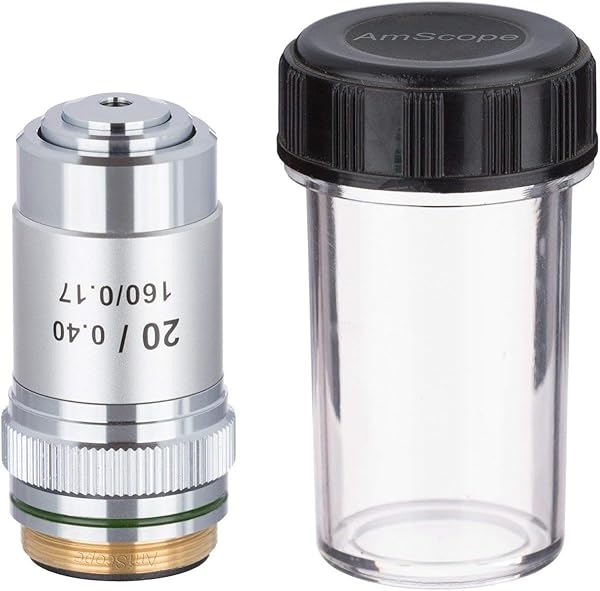 AmScope AmScope A20X 20X Achromatic Microscope Objective: Enhance Your Microscopy Experience