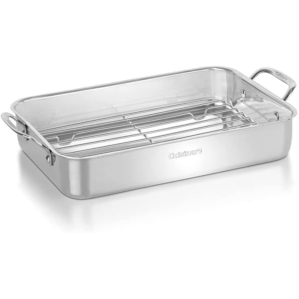 Cuisinart Buy Cuisinart 7117-14RR Lasagna Pan & Roasting Rack - 14-Inch Chef's Classic Cookware Collection
