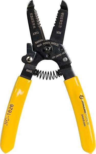 Jonard Tools "Jonard Tools JIC-1626 Wire Stripper & Cutter for 16-26 AWG - 6.75" Precision Tool"