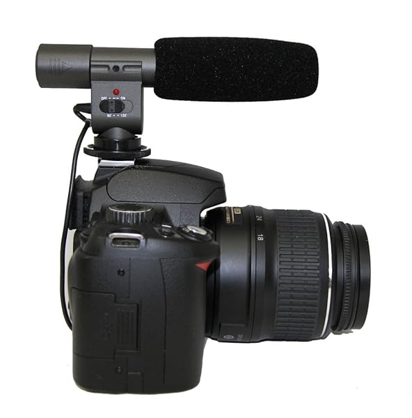 Polaroid Polaroid Professional Grade DSLR & Camcorder Microphone - High-Quality Sound in Black - View 3 of 6