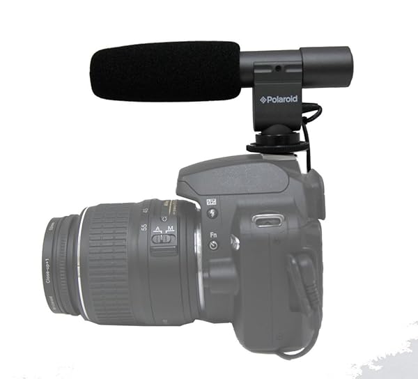 Polaroid Polaroid Professional Grade DSLR & Camcorder Microphone - High-Quality Sound in Black - View 4 of 6