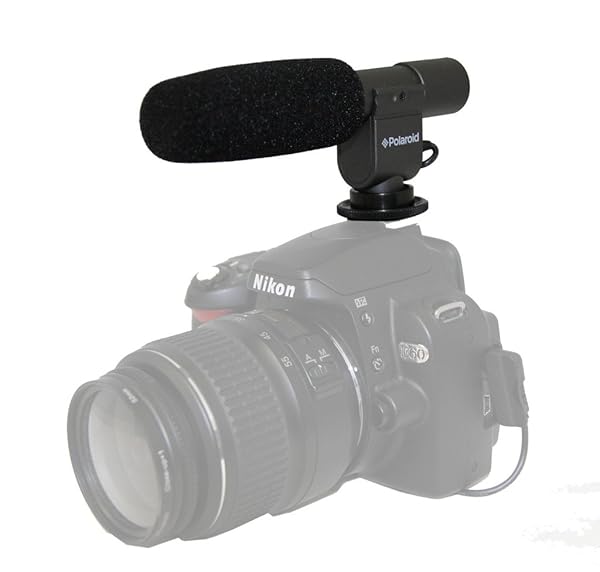Polaroid Polaroid Professional Grade DSLR & Camcorder Microphone - High-Quality Sound in Black - View 2 of 6