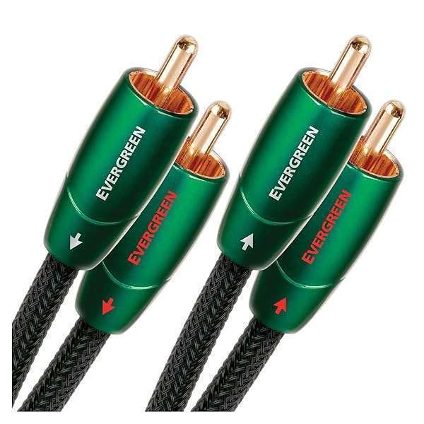 AudioQuest AudioQuest Evergreen 1m RCA to RCA Cable - High-Quality 3.28 Feet Interconnect for Superior Sound - View 2 of 3
