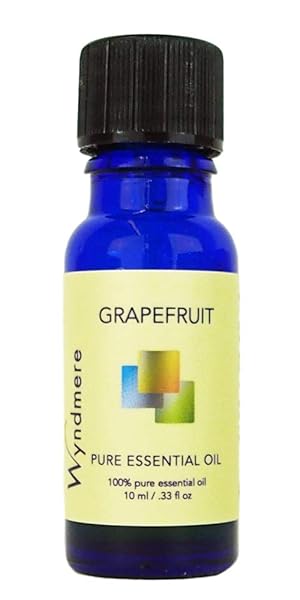 Wyndmere WYNDMERE NATURALS Grapefruit Essential Oil 0.33 FZ Pure Aromatherapy for Relaxation and Wellness