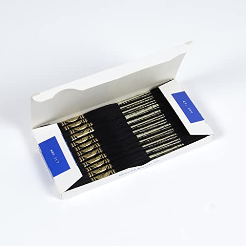 DMC Buy DMC 6-Strand Black Embroidery Cotton Floss (117-310) - Perfect for Crafting & Sewing Projects - View 3 of 6