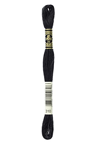 DMC Buy DMC 6-Strand Black Embroidery Cotton Floss (117-310) - Perfect for Crafting & Sewing Projects - View 6 of 6