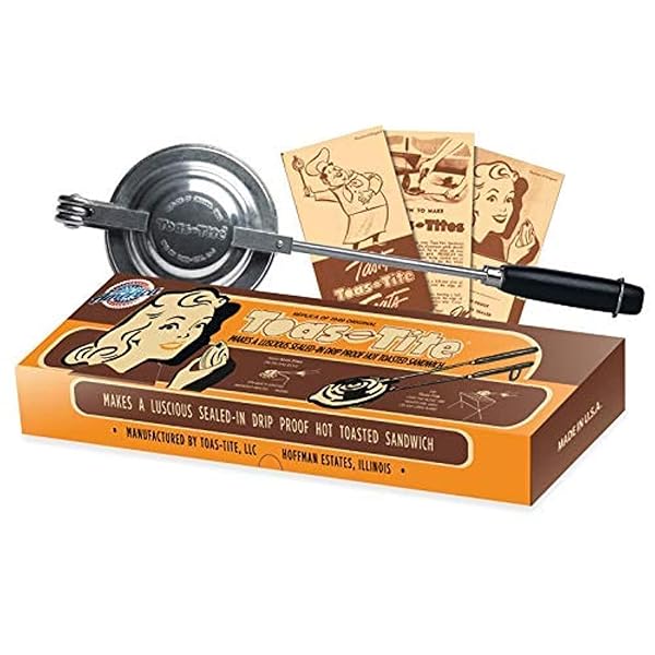 Toas-Tite Toas-Tite Sandwich Grill: Handheld Pie Iron & Sandwich Maker for Perfect Campfire & Stovetop Hot Sandwiches