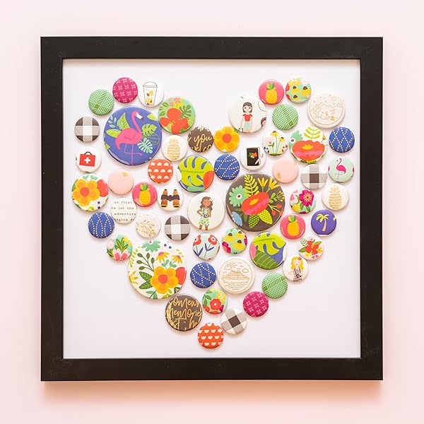 We R Memory Keepers 100 Pack We R Memory Keepers Button Press Refill - DIY Custom Buttons for Bags, Backpacks, Pins & More - View 5 of 7