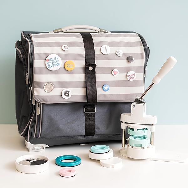 We R Memory Keepers 100 Pack We R Memory Keepers Button Press Refill - DIY Custom Buttons for Bags, Backpacks, Pins & More - View 6 of 7