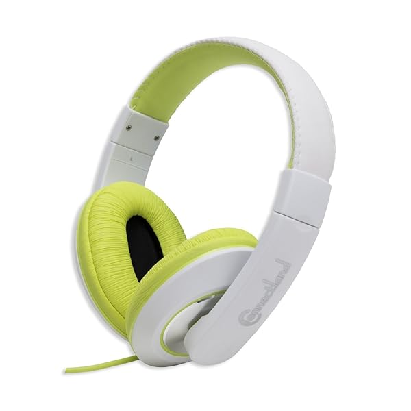 Syba Connectland Over Ear Wired Headphones with Microphone - Lightweight Adjustable for Kids & Adults, Compatible with iPhone & iPad - Yellow - View 2 of 3