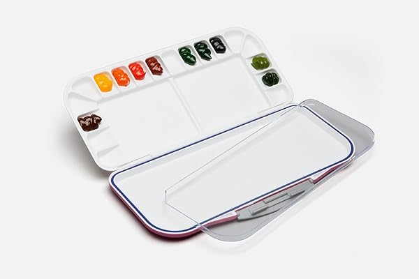 Mijello Buy Mijello Airtight Watercolor Fusion 18-Well Palette MWP-3018 - Perfect for Artists! - View 2 of 7