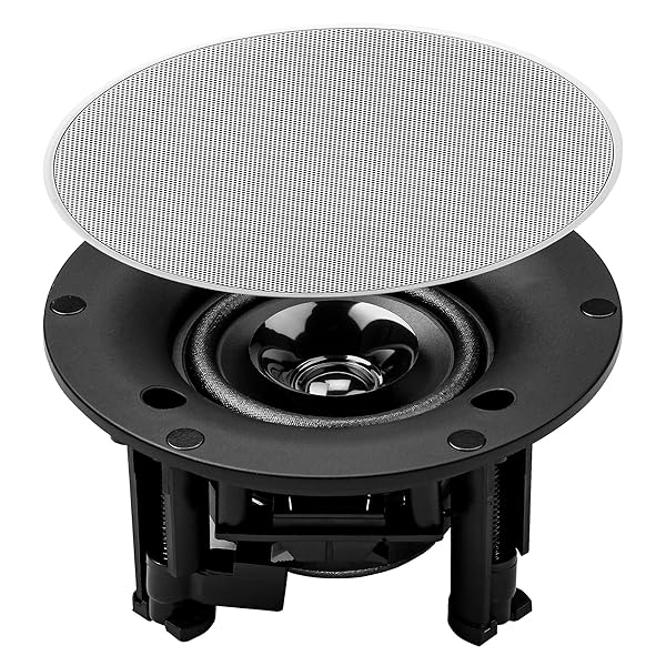 OSD Audio "OSD 3" In-Ceiling Speaker Pair 60W with Trimless Magnetic Grill - Paintable Grille ACE400" - View 5 of 7
