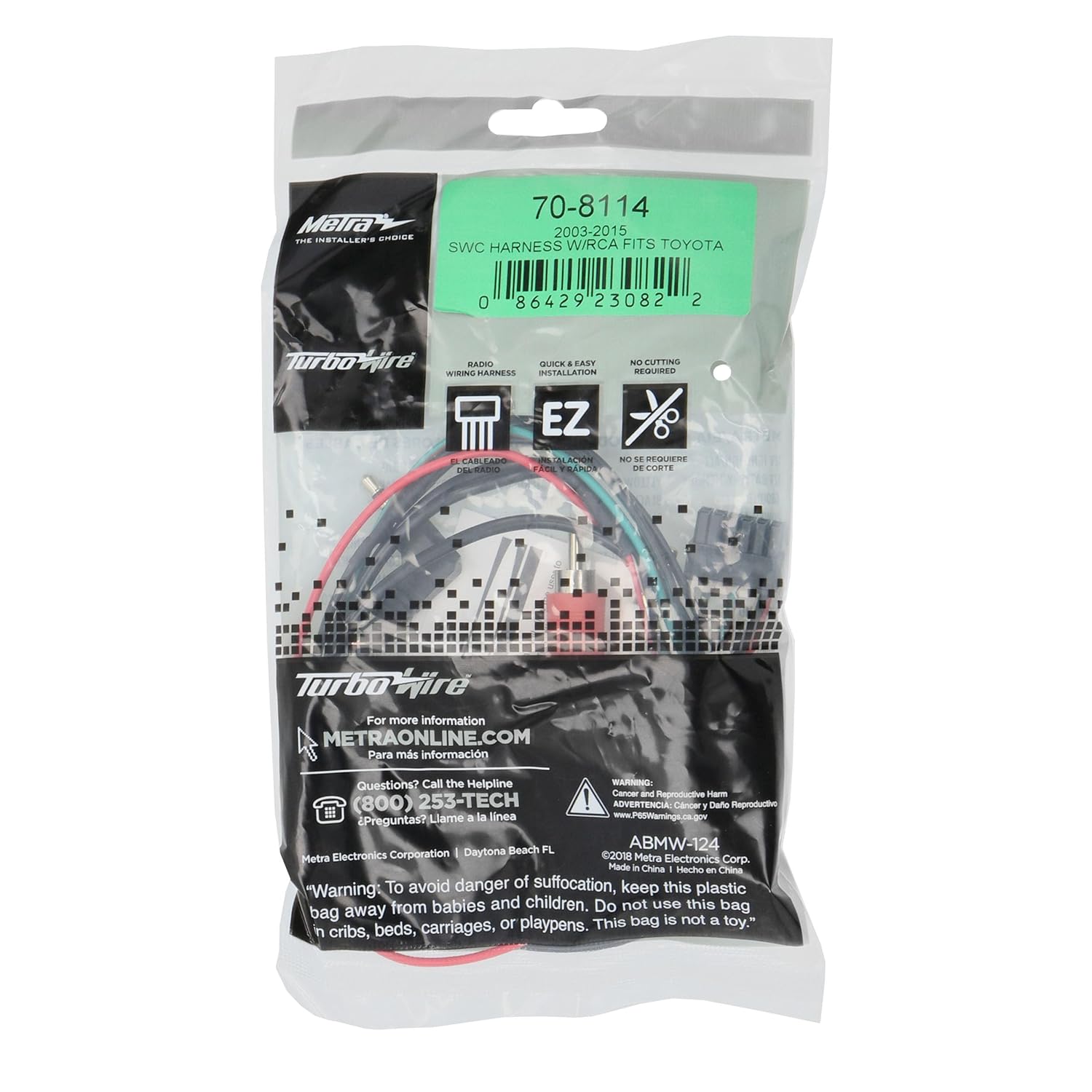 Metra Metra Toyota 20 Pin Steering Wheel Control Add On Harness with RCA for Easy Installation - View 5 of 6