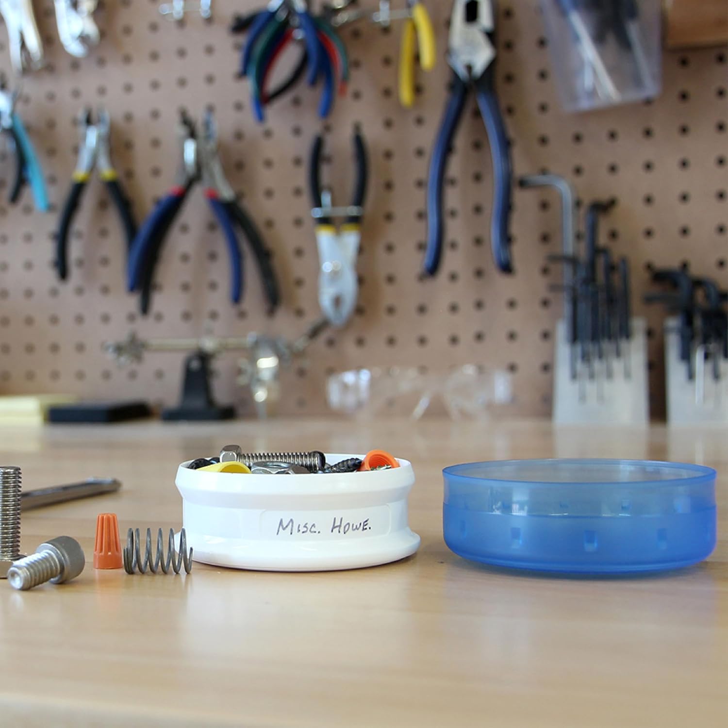 humangear humangear GoTubb Hard Container Easy Open Food Safe Material Clear Green Blue Small - View 6 of 9