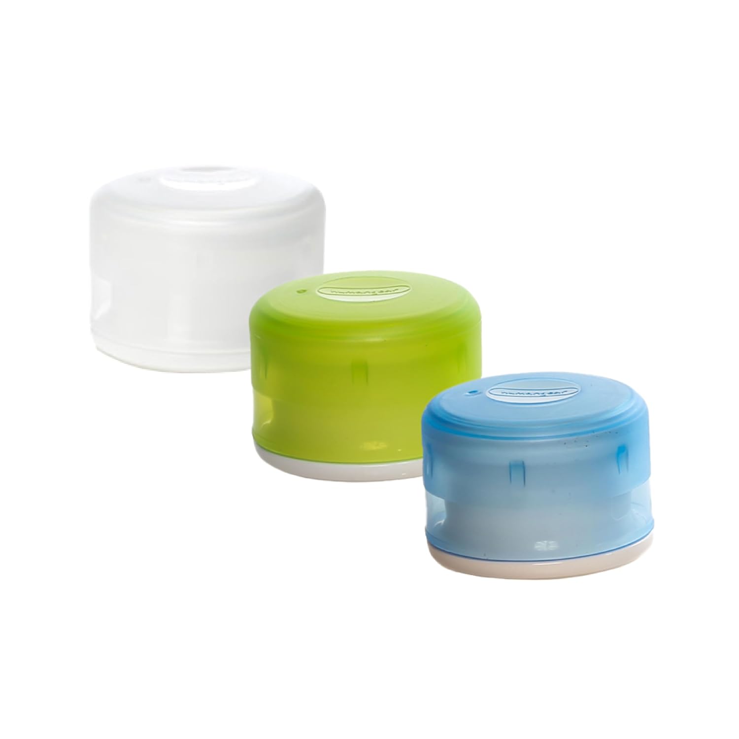 humangear humangear GoTubb Hard Container Easy Open Food Safe Material Clear Green Blue Small