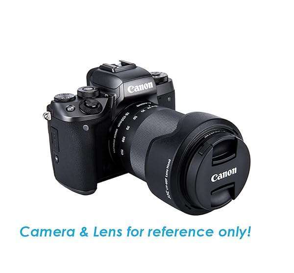 Fotasy JJC LH-60F Lens Hood for Canon EF-M/RF-S 18-150mm - Perfect Replacement for EW-60F - View 3 of 8