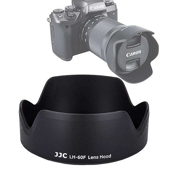 Fotasy JJC LH-60F Lens Hood for Canon EF-M/RF-S 18-150mm - Perfect Replacement for EW-60F - View 2 of 8