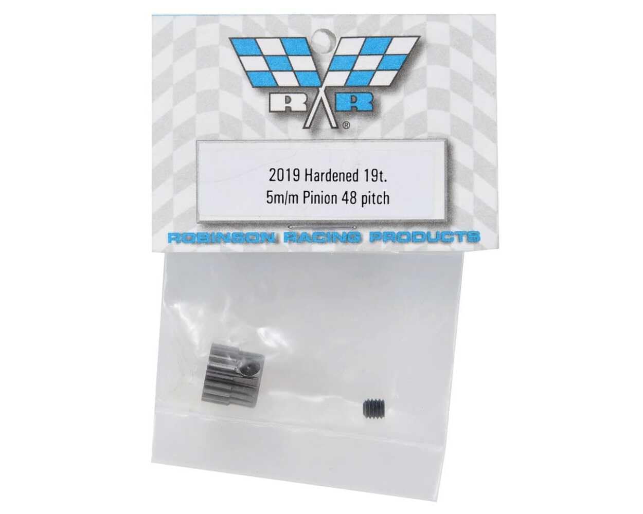 Robinson Racing Products 48 Pitch Machined 19T Pinion 5mm Bore RRP2019 for Gears and Differentials
