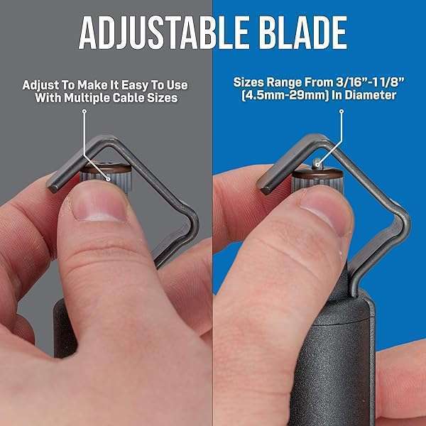 Jonard Tools "Jonard Tools CST-1900 Round Cable Stripper: Fast, Precise Jacket Removal for 3/16" to 1 1/8" Diameter Cables" - View 7 of 9