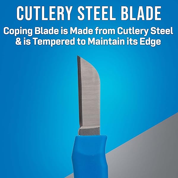 Jonard Tools "Jonard KN-7 Ergonomic Cable Splicing Knife - 6.25" Blue Handle for Precision Cutting" - View 4 of 6