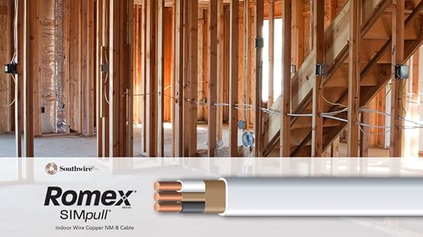 Southwire Buy Southwire Romex 14/2 W/G NMB Cable 15ft Coil - Solid Indoor Wiring Solution - View 3 of 10