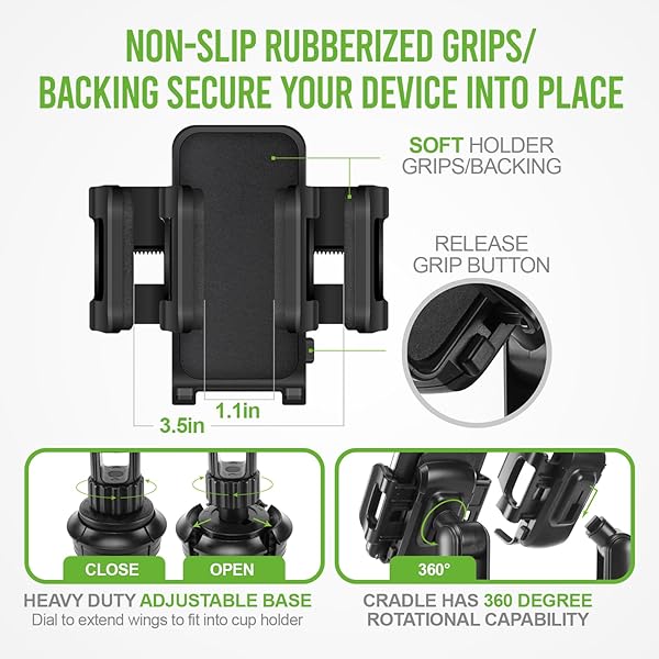 Cellet Cellet Car Phone Holder Mount for Tesla Model 3/Y/S/X - Fits iPhones, Samsung, Google Pixel & More (6.5-Inch) - View 8 of 8