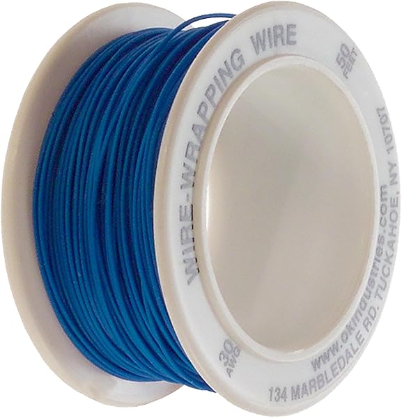 Jonard Tools Buy Jonard Tools R-30B-0050 Blue Insulated Kynar Copper Wire Roll - 30 AWG, 50 ft for Quality Electrical Projects