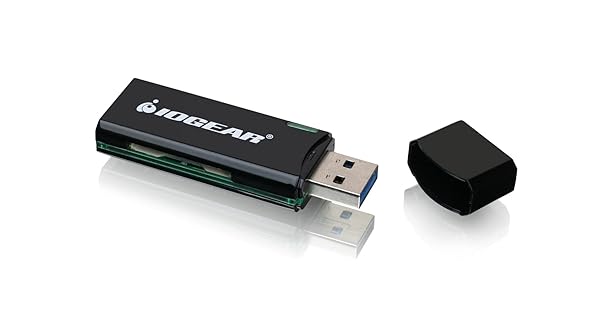 IOGEAR SuperSpeed USB 3.0 SD/Micro SD Card Reader/Writer GFR304SD - Fast Data Transfer & Compatibility