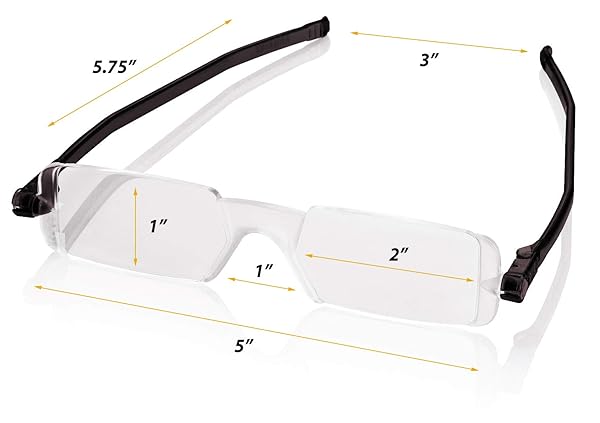 Nannini Nannini Compact One Optics 30 Temples Reading Glasses Grey Stylish Lightweight Durable - View 7 of 7