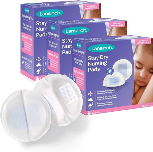 Lansinoh Buy Lansinoh Stay Dry Disposable Nursing Pads - 108 Count for Comfortable Breastfeeding