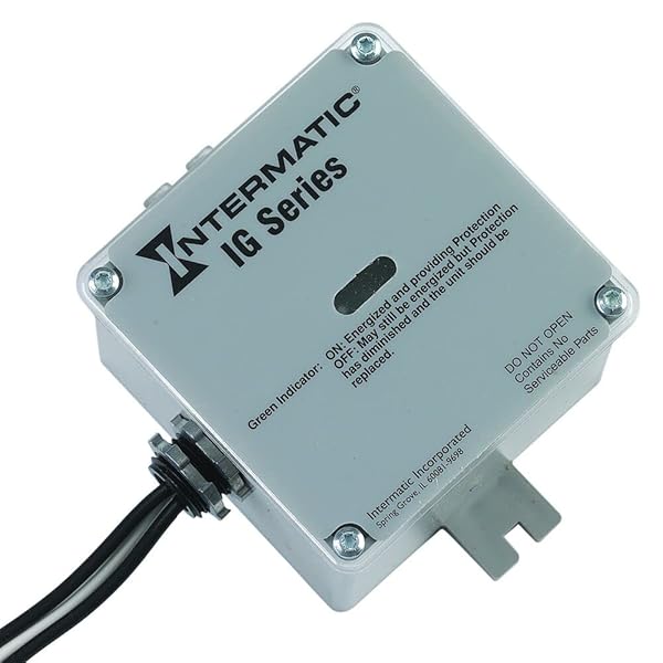 Intermatic Intermatic IG1200RC3 Surge Protector: Rainproof, TPMOV Tech, 3-Year Warranty & $7,500 Equipment Protection - View 8 of 8