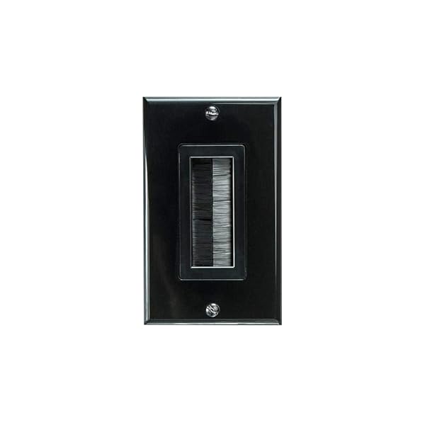 Vanco Vanco 120818X Bulk Decor Style Brush Wall Plate - Stylish & Durable Wall Covering