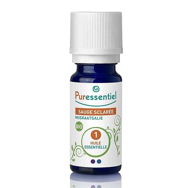 Puressentiel Puressentiel Organic Clary Sage Essential Oil 0.17 oz - Unisex Aromatherapy for Relaxation & Wellness