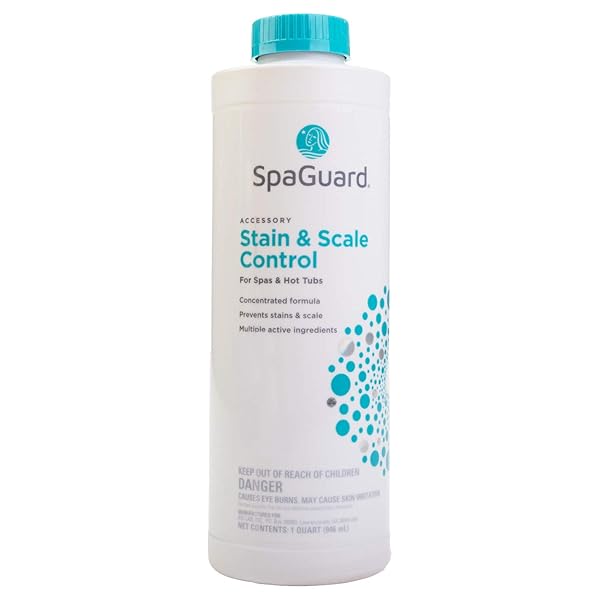 SpaGuard SpaGuard Spa Stain & Scale Control - Quart | Effective Spa Maintenance Solution