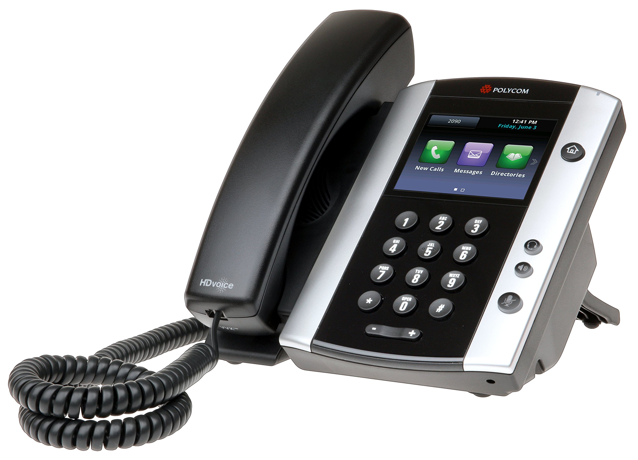 Buy Polycom VVX 500 12-Line Business Media Phone - POE, No Power Supply Included