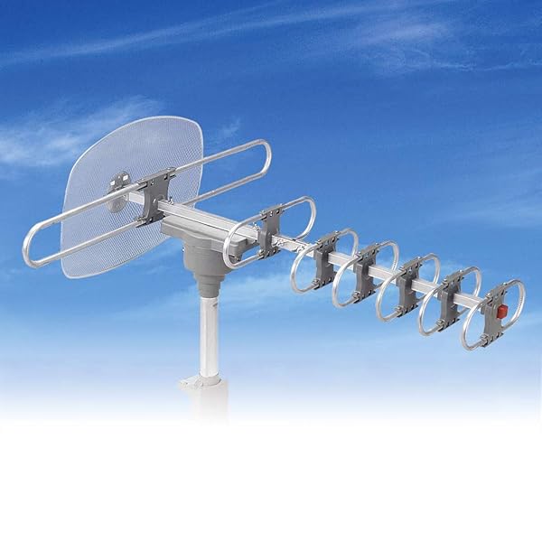QFX QFX ANT-105 Outdoor 360 Degree Motorized Rotating Antenna - View 3 of 3