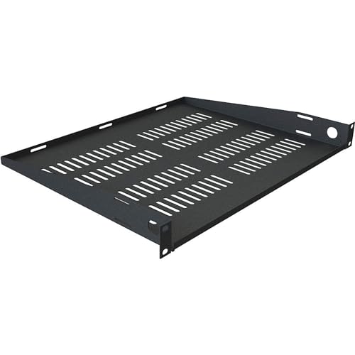 Video Mount Products VMP Vented Universal Rack Shelf ER-S1UV - Durable 1U Rack Solution for Optimal Airflow - View 2 of 2