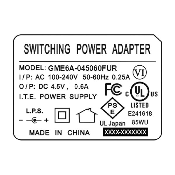 MEDCENTER AC Power Adapter for Medcenter Pill Reminder Talking Alarm Clock Fast Shipping - View 2 of 3