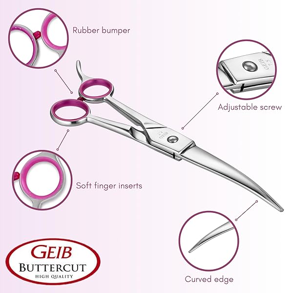 Geib Geib Gator Shear Stainless Steel Pet Grooming Kit 3 Pack for Professional Quality Grooming - View 4 of 7