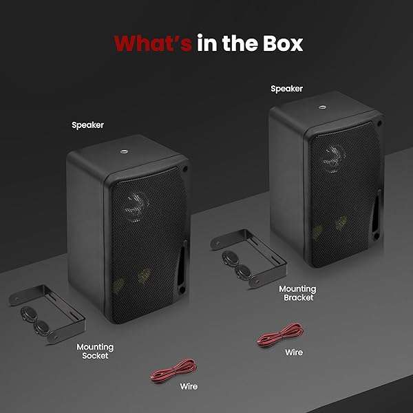 Pyle Buy Pyle 3-Way Mini Box Speaker System - 200W Waterproof Marine Speakers for Home, Boat & Patio Use - View 9 of 10
