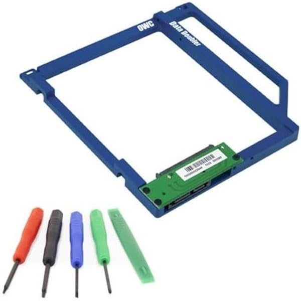 OWC OWC Data Doubler: Upgrade Your Mac Laptop with Optical to SATA HD Converter Bracket (OWCDDAMBS0GB)
