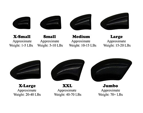 Purrdy Paws Purrdy Paws Soft Nail Caps for Dogs Black XXL Size Durable and Comfortable Claw Protection - View 2 of 6