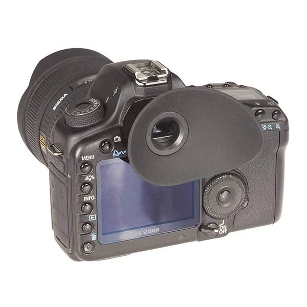 Hoodman Shop Hoodman Hoodeye Eyecup Glasses for Canon 5D Mark III, 7D, 1D & 1DS - Enhance Your Photography Experience!