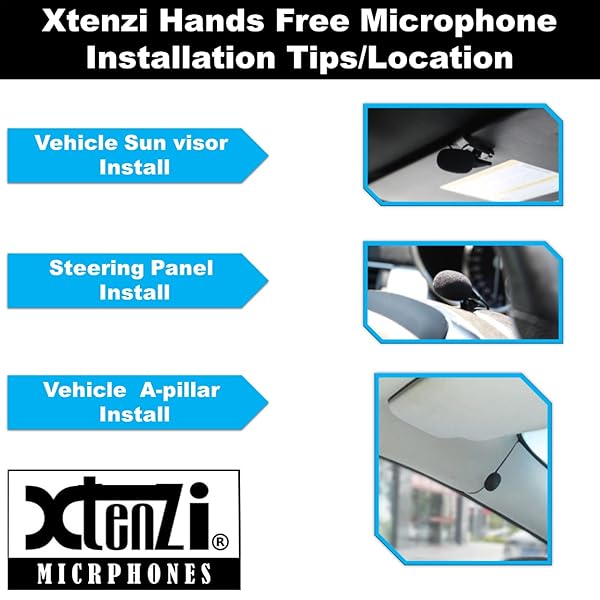 Xtenzi Xtenzi External Microphone for Alpine Car DVD Navigation - High-Quality Sound Upgrade - View 5 of 10