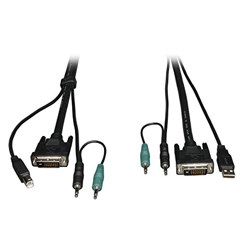 TRIPP LITE TRIPP LITE 10-Foot Cable Kit for B002-DUA2/B002-DUA4 KVM Switches - High-Quality Black Cables - View 2 of 2